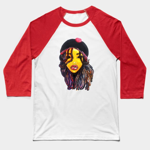 Dope dreadlocks Natural Hairstyle TShirt/Tees Baseball T-Shirt by EllenDaisyShop